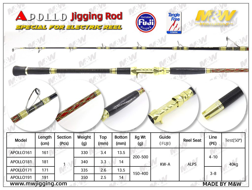 APPLLO Jiggig Rod(Special for electric reel)